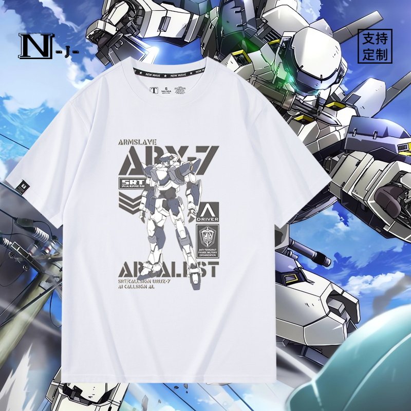 全金属狂潮IV ARX-7 强弩 ARBALEST周边短袖t恤夏季纯棉上衣服男