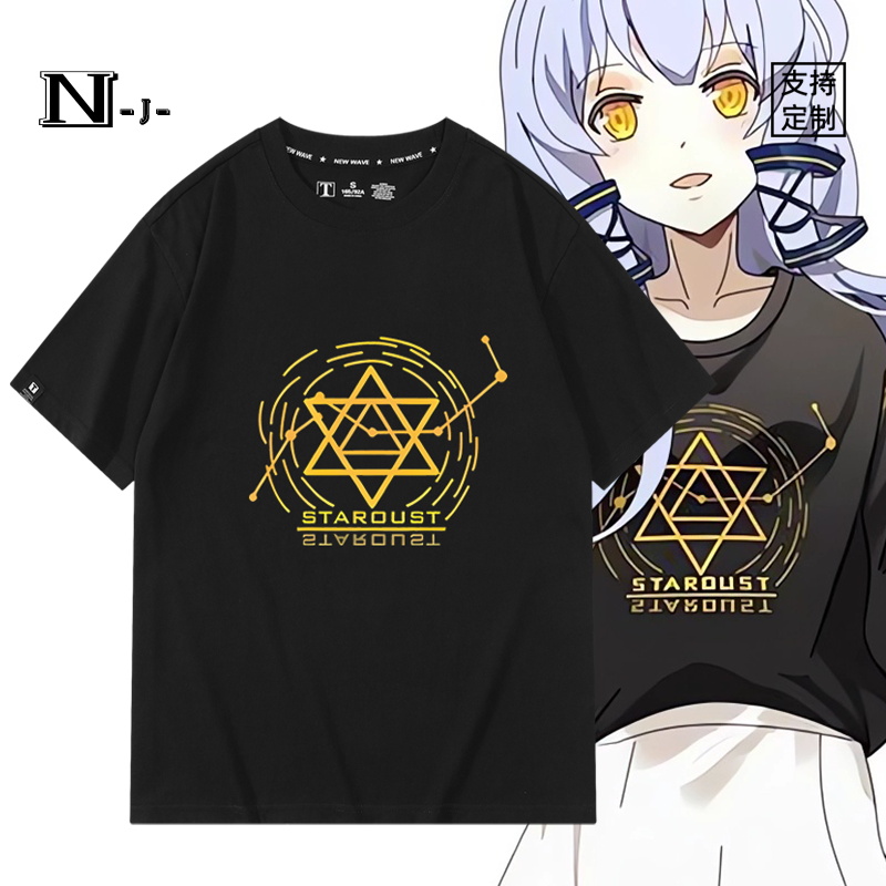 休闲宽松纯棉情侣短袖