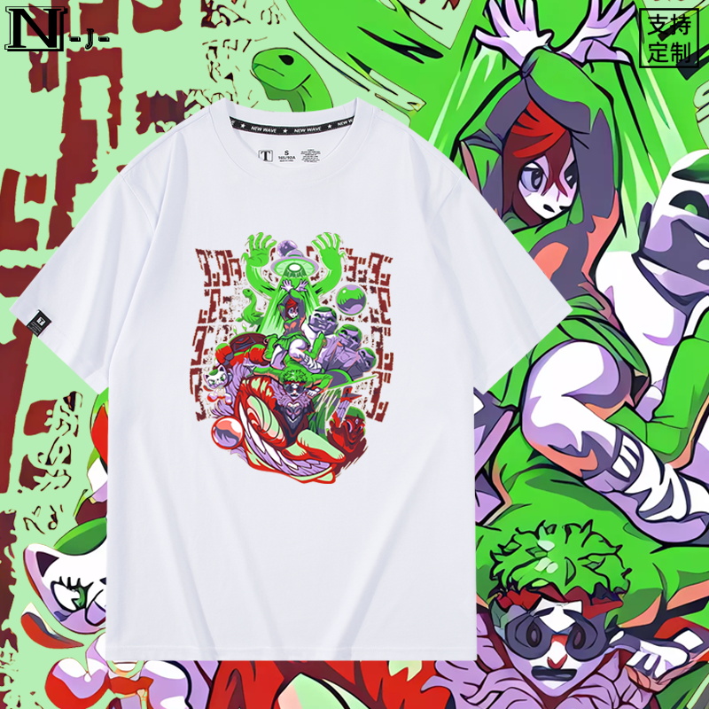 休闲宽松纯棉情侣短袖