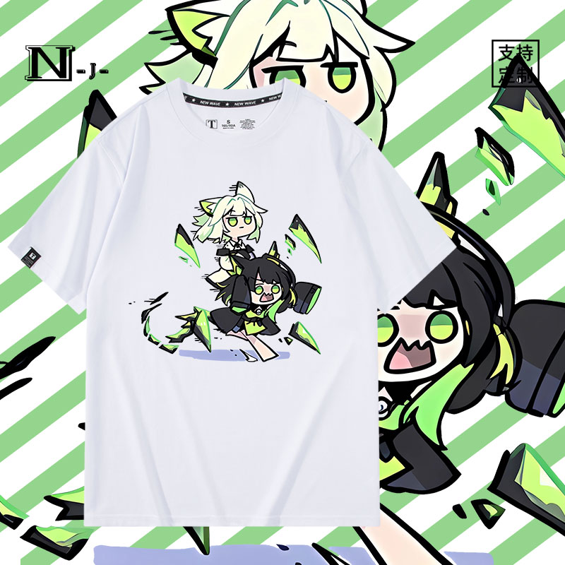 休闲宽松纯棉情侣短袖