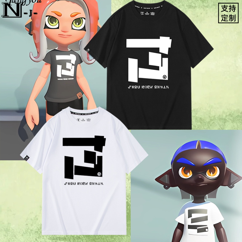 休闲宽松纯棉情侣短袖