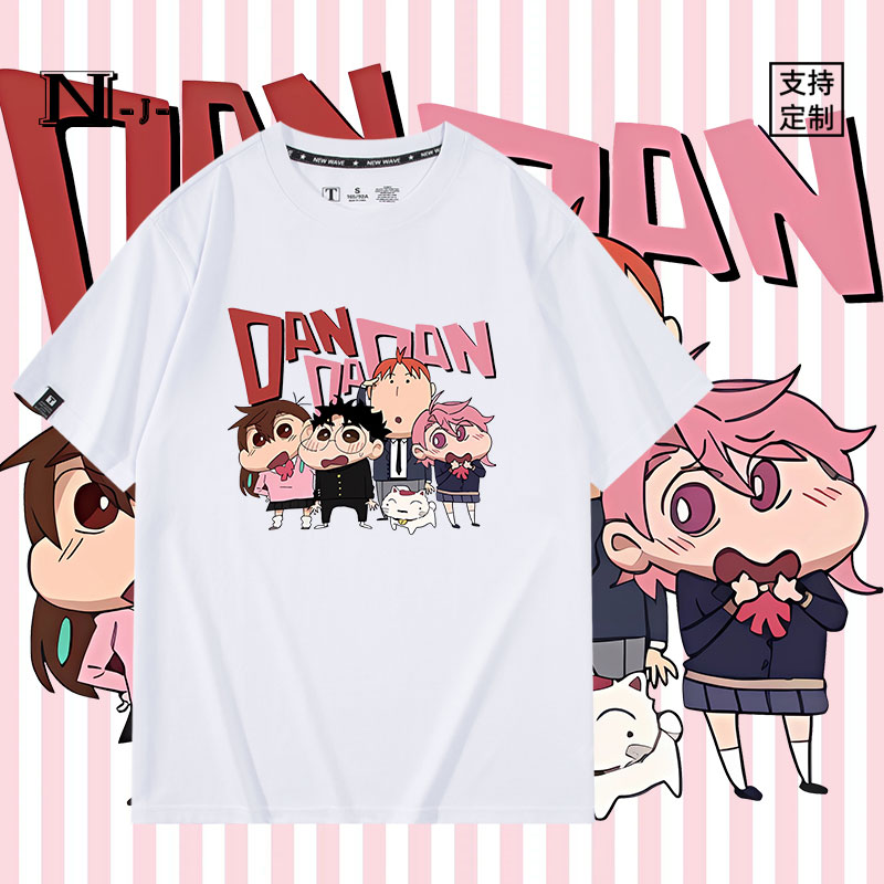 休闲宽松纯棉情侣短袖