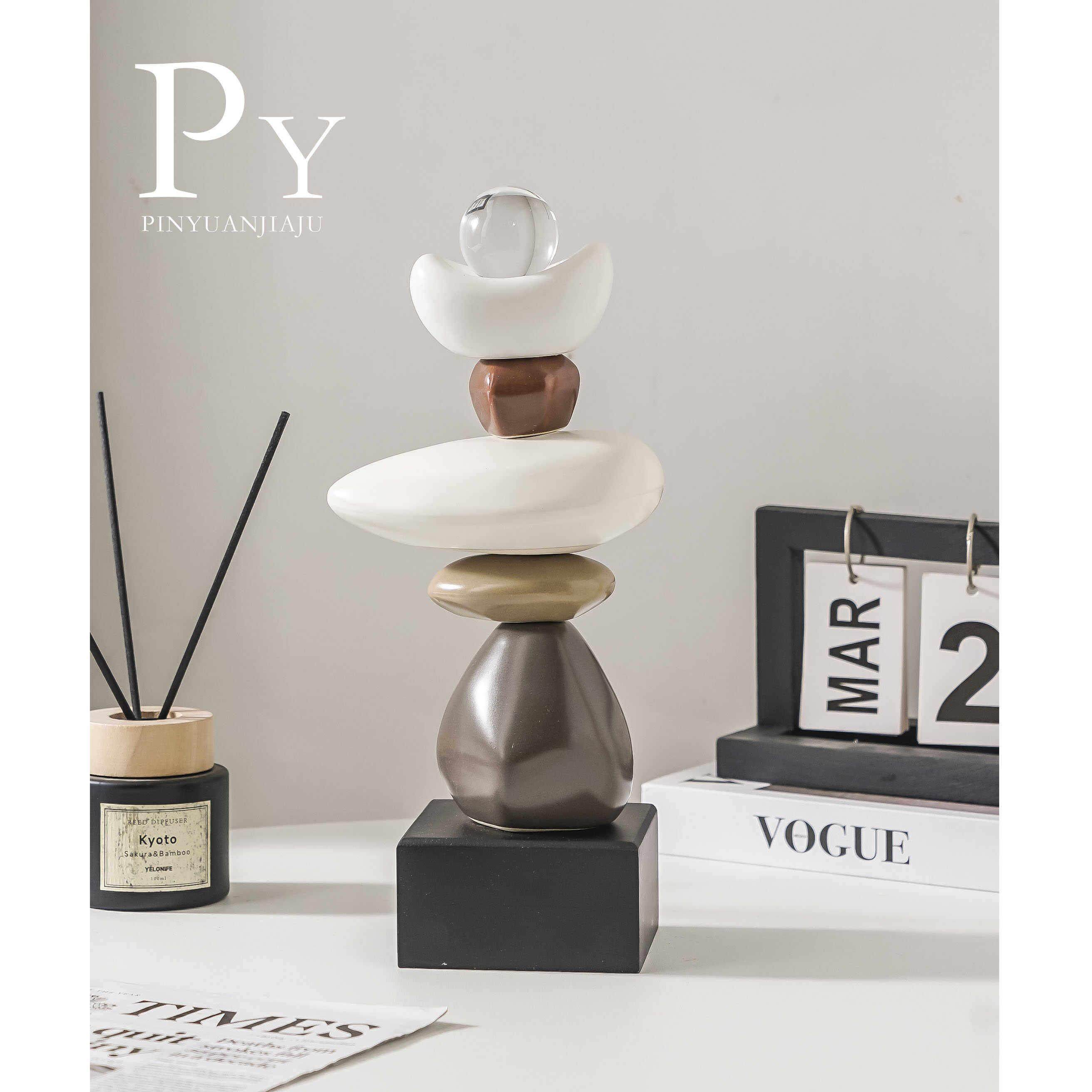 时来运转办公室书房桌面摆件客厅玄关电视柜高级感小众创意工艺礼,家居饰品,装饰摆件,淘宝优惠券,粉丝福利购,淘宝优惠卷