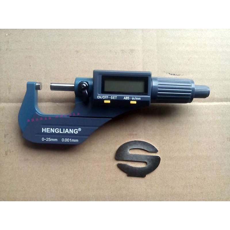 上海恒量数显千分尺0-25-50-75-100mm电子外径千分尺二按键