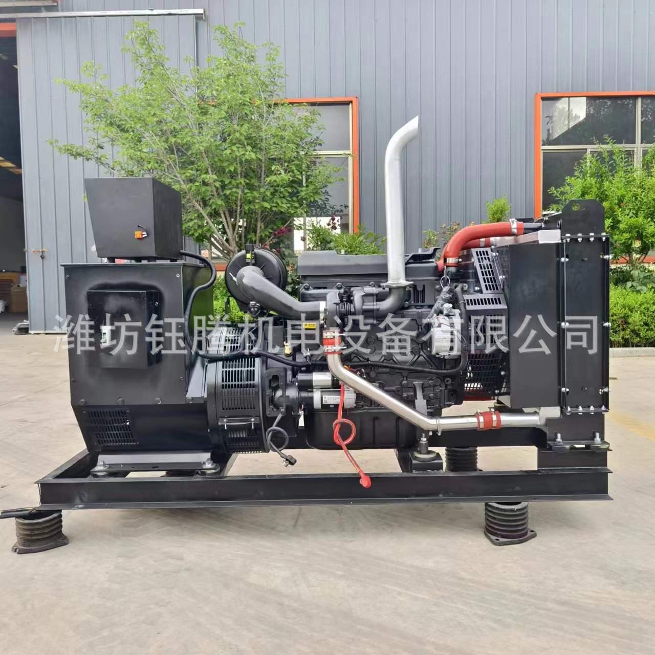 潍柴100kw千瓦全铜无刷发电机 灾区建设应急柴油发电机组