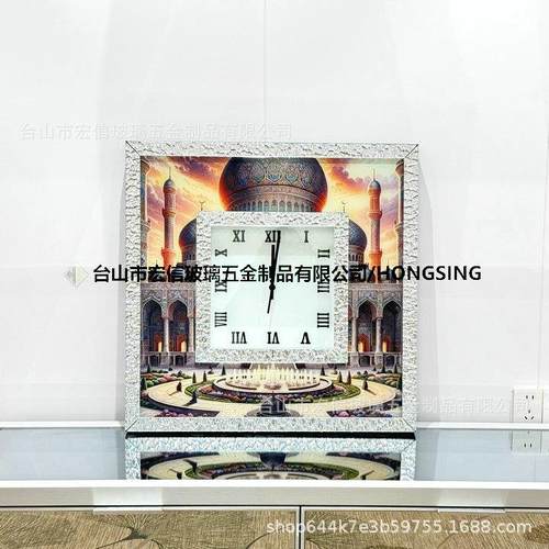 美式欧式复古创意时钟金属铁艺罗马挂钟客厅装饰壁挂钟表古典风