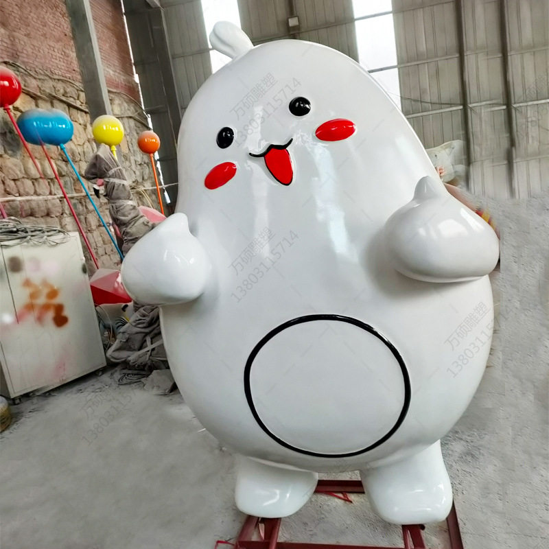 玻璃钢雕塑卡通动人物园林网红户外城市美化商业迎宾大型雕塑制作