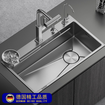 德国品质SUS304不锈钢水槽大单槽