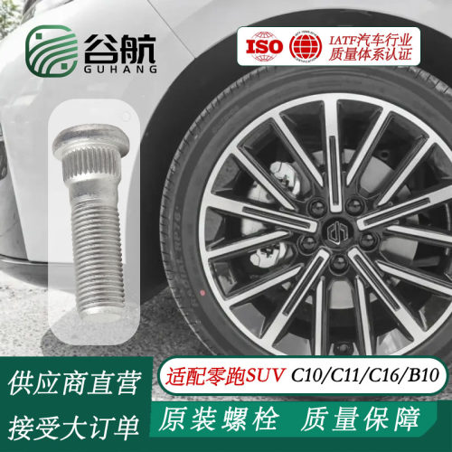 适配零跑原装轮胎螺丝汽车轮毂螺栓螺帽黑盖C01/C10/C11/C16/B10