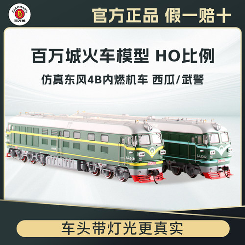 百万城ho仿真东风4B内燃机车模型
