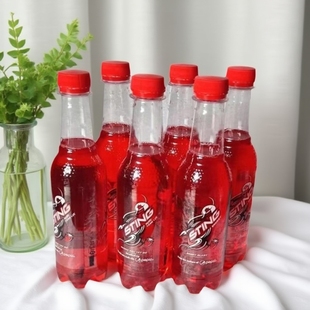 越南原装进口草莓味红色汽水碳酸饮料 sting dau nuoc ngot发6瓶