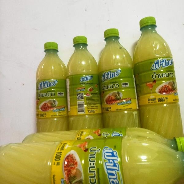 泰国进口FaThai柠檬水水1000ml柠檬调味汁东南亚料理泰式火锅调味