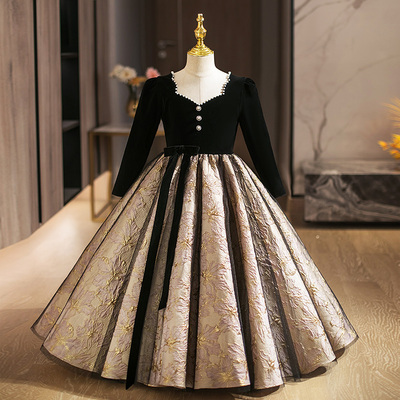 儿童晚礼服法式轻奢高端时尚