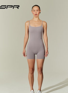 ’NSPR运动连体衣跑步运动健身运动连体衣美背吊带高弹修身瑜伽服