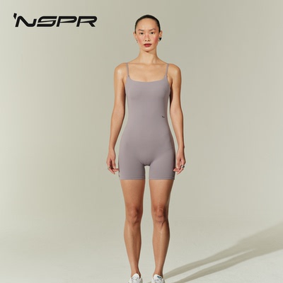 ’NSPR运动连体衣跑步运动健身运动连体衣美背吊带高弹修身瑜伽服