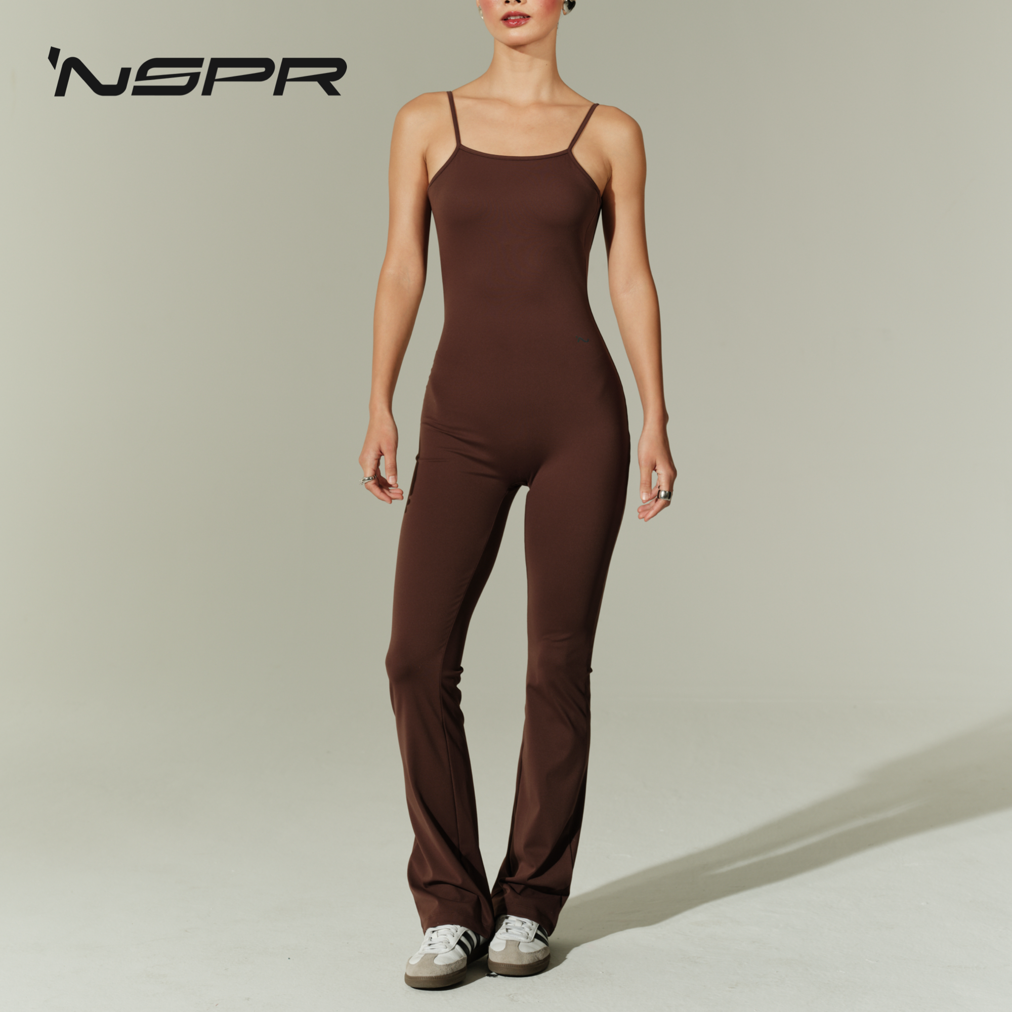 ’NSPR运动连体衣跑步运动健身运动连体衣美背吊带高弹修身瑜伽服