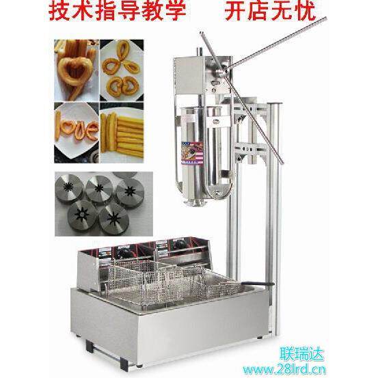 淄博拉丁果机 吉事果 油条机Churros machine NP-10 5L立式直下式