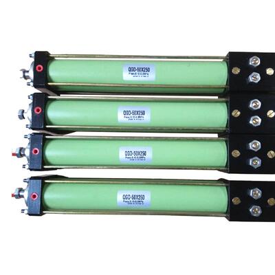 QGD125X60-J肇庆方大气液结合速度平稳卧式气液阻尼气缸QGD50*250