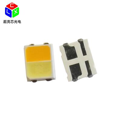 深圳厂家红白双色灯珠黄白双色贴片发光二极管
