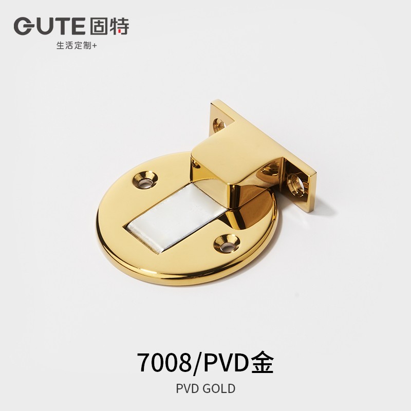 固特黄铜门吸强磁大吸力墙吸卧室门地吸门吸门器铜防撞门碰门吸