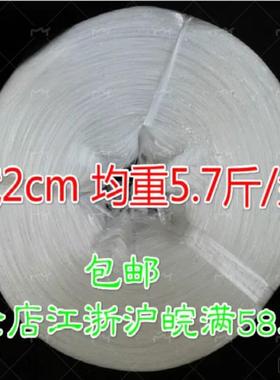 白色细打包捆扎绳2cm 约5.7斤 塑料撕裂带 打包捆扎 新料包邮