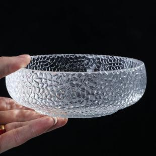 欧式 潮流圆形玻璃碗 水晶玻璃烟灰缸创意描金边烟缸 客厅家用个性