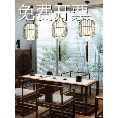 新中式铁艺鸟笼吊灯创意吧台茶楼火锅店餐厅吊灯酒店饭店灯笼吊灯