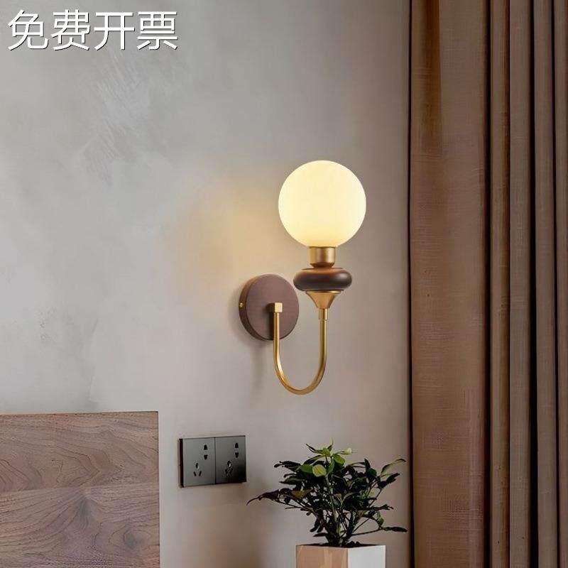 壁灯中古法式床头灯复古卧室简约客厅书房过道楼梯工程民宿灯具厂