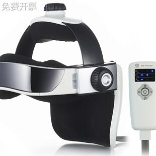 电池头部按摩器按摩仪振动热敷气动按摩电动头皮头盔帽头戴式