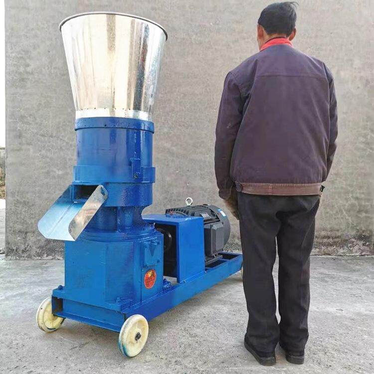 饲料颗粒机小型家用220V自制全自动鸡鸭牛羊兔造粒机大型养殖设备