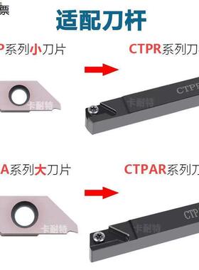 走心机切断刀杆/切槽刀/装NTK刀片/CTPA20FR/CTPAR2020/CTPR1212