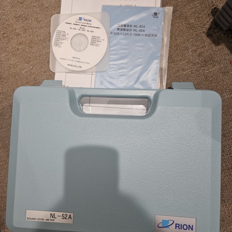 议价理音RION NL-52a精密噪音计/声级计,有咪头,罩子,