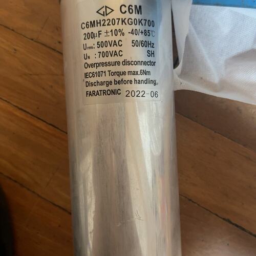 议价法拉 C6M C6MH2207KG0K700。200uf 2