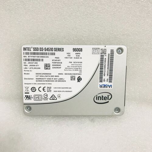 议价S4510 480G 固态 SSDSC2KB480G8
