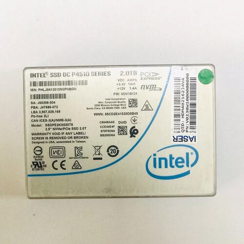 议价P4510 2T企业级固态 SSD 企业级 U