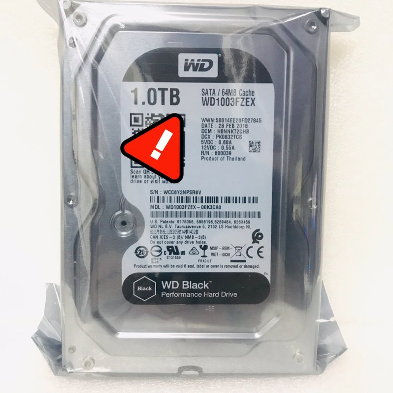 议价西数1T黑 WD1003FZEX 7200转 3.5