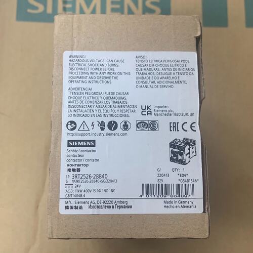 议价3RT2526-2BB40 24VDC