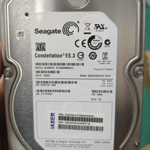 议价ST3000NM0033 3TB S