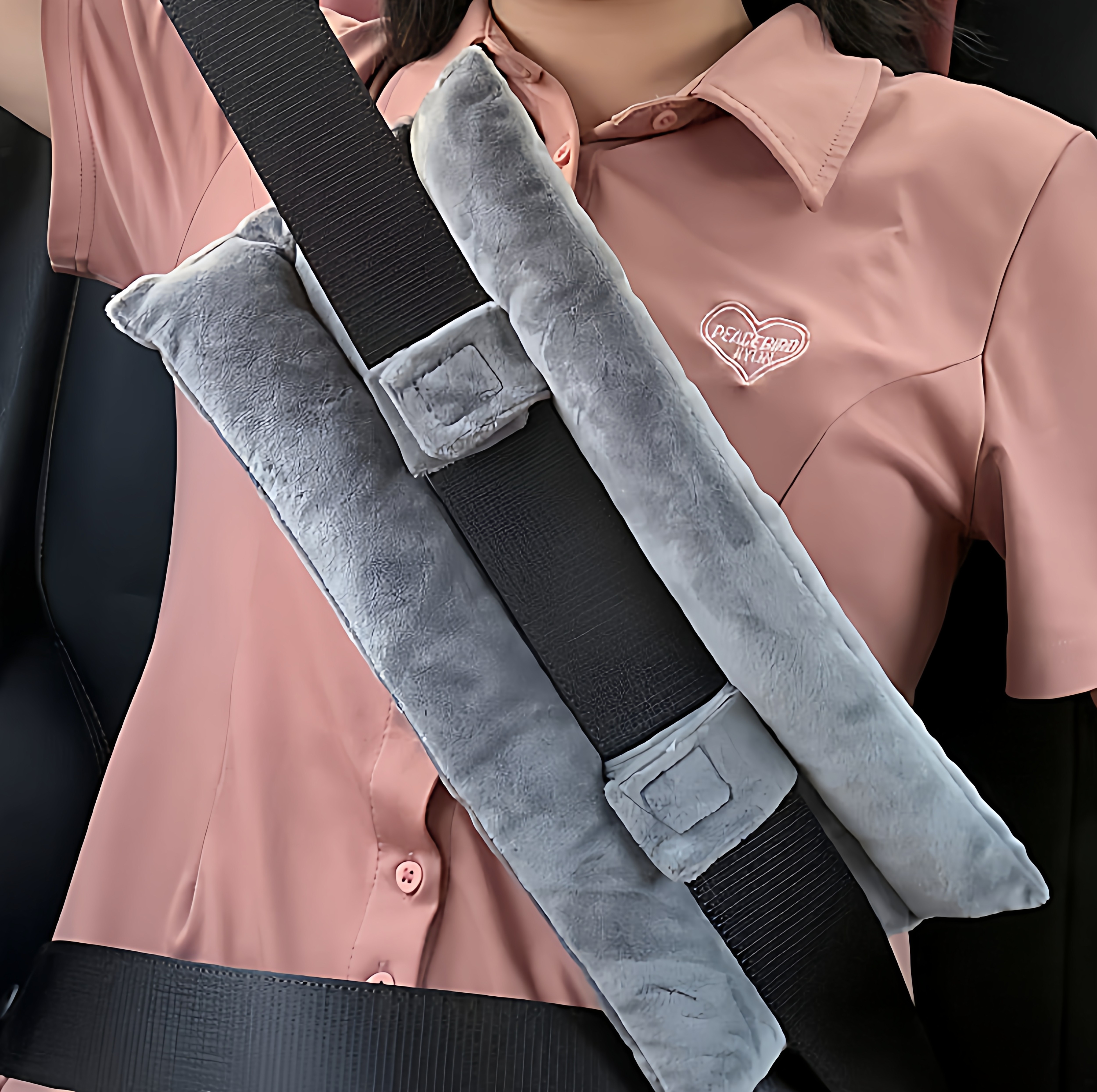 亚马逊新款汽车安全带套护枕护肩枕安全带护胸枕乳腺术后安全带