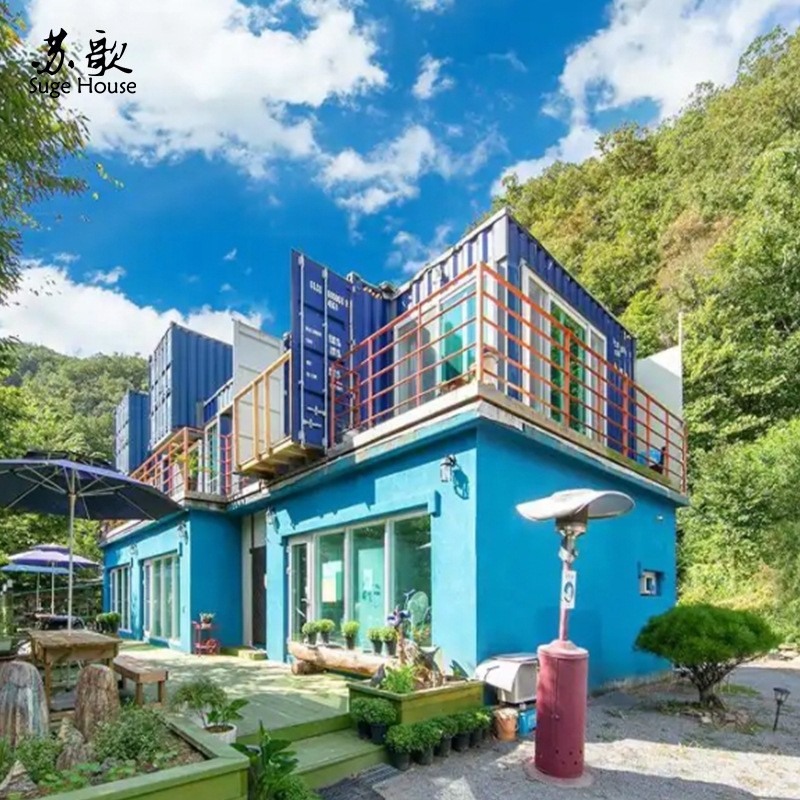 厂家直销镀锌钢结构活动房改造创意住人民宿酒店住宅阳光房建造