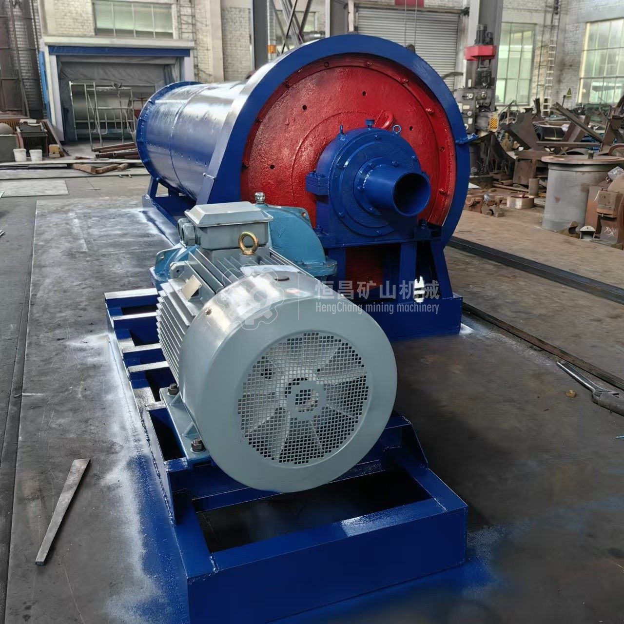 1200*4500型湿式溢流型球磨机 非洲金矿磨粉机 时处理3吨研磨机