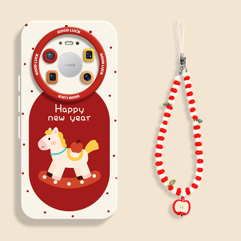 可爱平果木马适用华为mate80