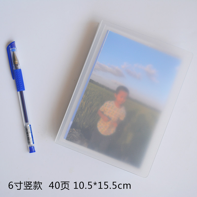 简约相册生写册影集4 5 6 8 9寸7大过塑照N片明信片透卡纪念收藏