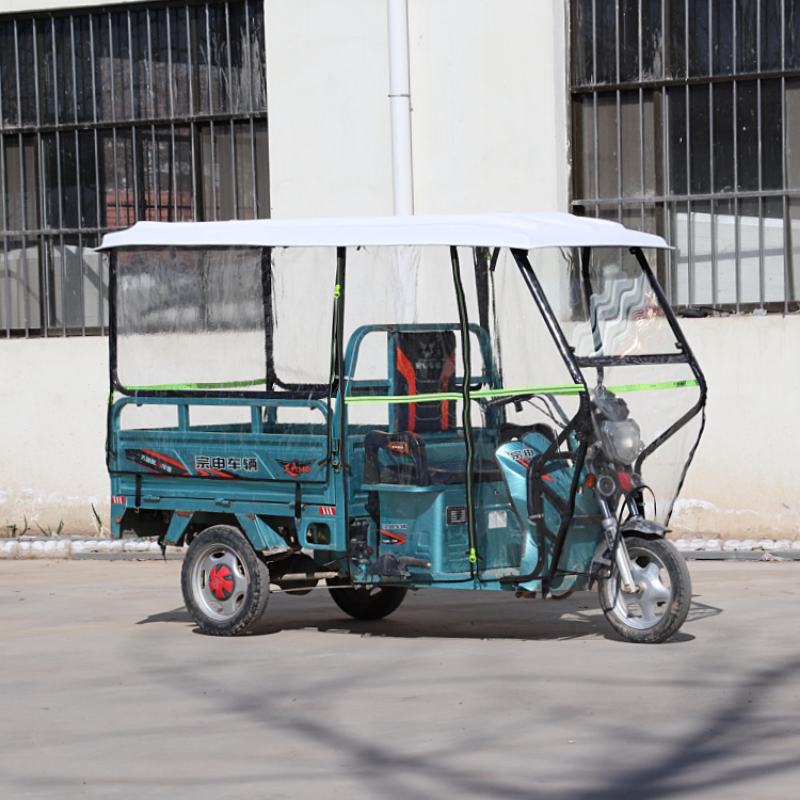 电动三轮车雨棚车篷遮阳棚全封闭车蓬挡风防雨加S厚折叠遮双雨帘
