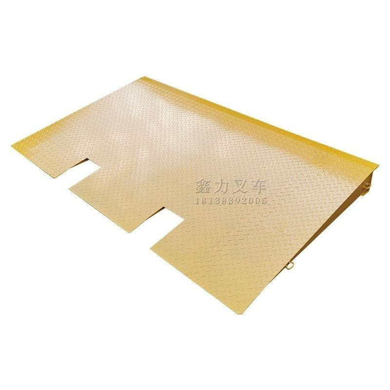 集装箱跳板钢i制上车斜坡板搭接板叉车坡道平台固定式登车板