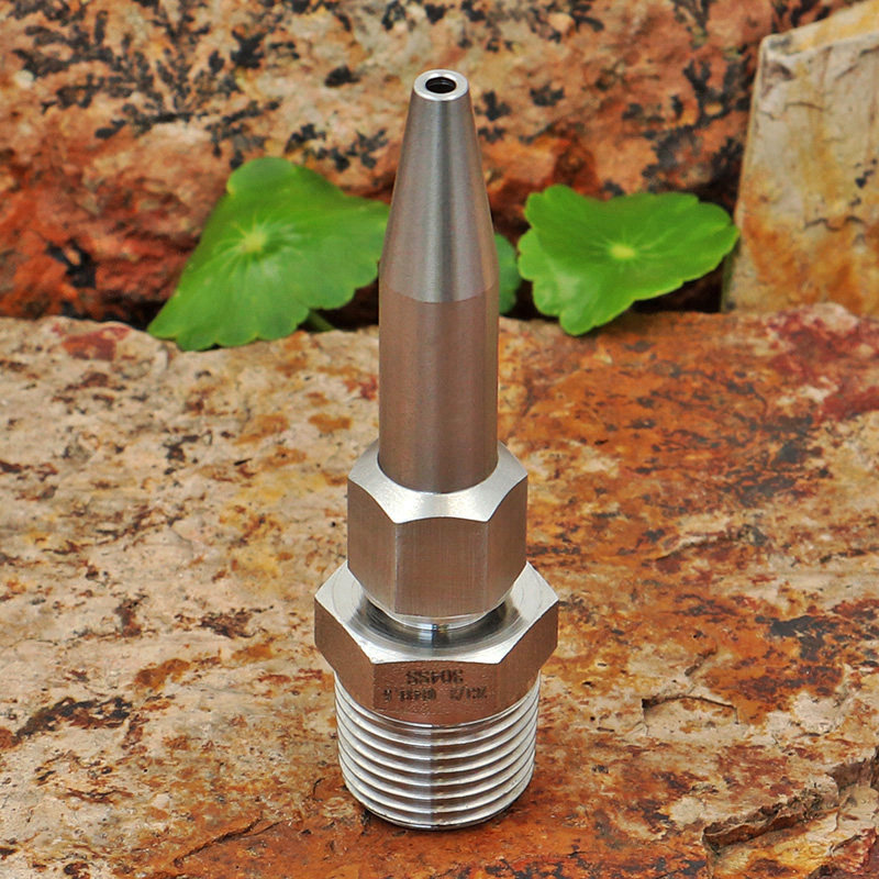 定制不锈钢耐高温高压耐腐蚀喷头直线H水柱清洗喷水嘴洗车机水枪