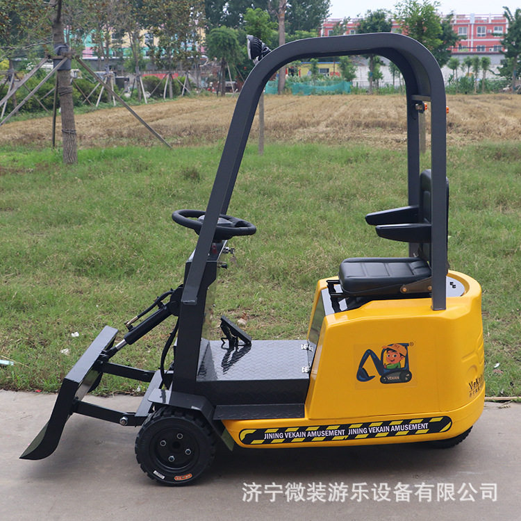 儿童工程机械 地摊游戏项目设备 儿童推土机 娱乐设施摆地摊