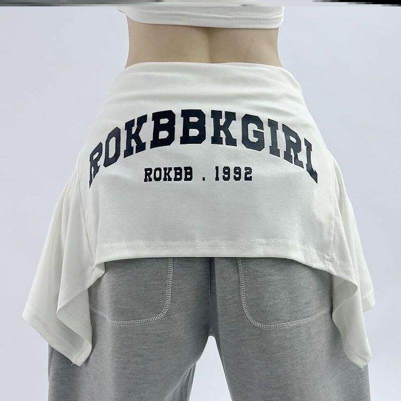 腰封裙叠穿高级感屁帘爵士舞屁帘高街小方巾女夏头巾丝巾百搭配饰