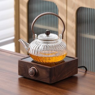玻璃煮茶壶耐高温电陶炉茶炉蒸煮两用煮茶器家用提梁 2024新款