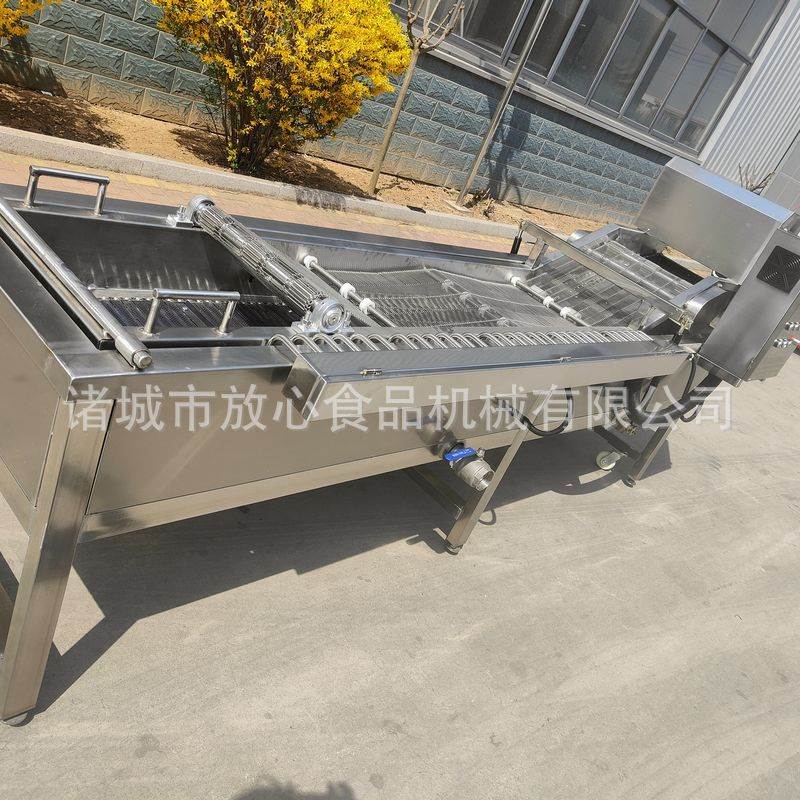 多功能油炸机商用 臭豆腐薯条麻花油炸流水线 大型薯片油炸机